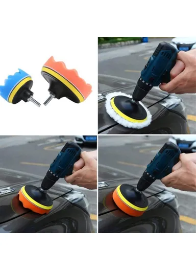 35Pcs/Set Car Cleaning Tools Air Outlet Brush Vehicle Washing Nozzle Detailing Brushes Sponge Pads Kit