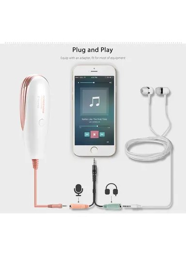 3.5mm Condenser Microphone With Noise Canceling Desktop For Singing Recording SF-500