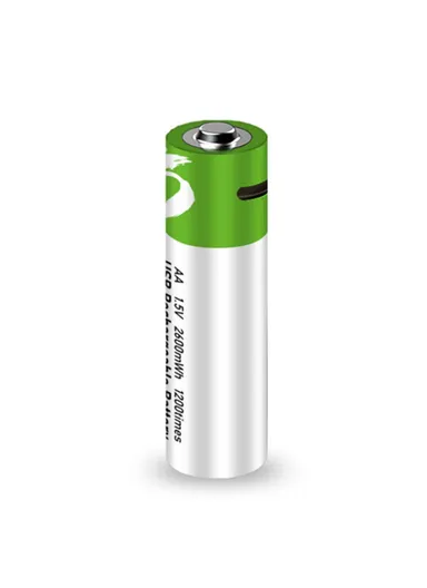 4-Pcs 1.5V 2600mAh AA Rechargeable Multifunctional Battery