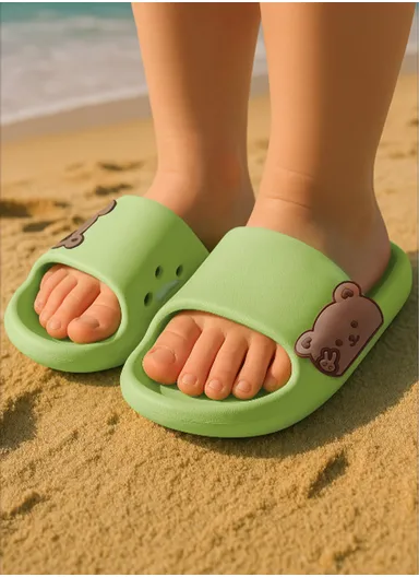 Girl's &amp; Boy's EVA Summer Slipper-Green