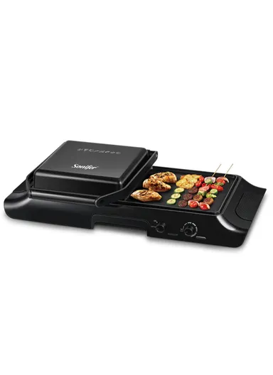 1600W Non-Stick Coating Electric Grill With Adjustable Temperature Control SF-6131 (L24 x W50)cm