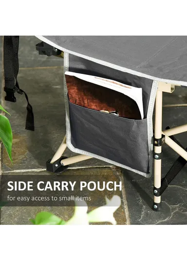 186x67x40cm 110Kg Max Load Square Tube Folding Bed Camping Cot Oxford Foldable Camping Bed For Outdoors