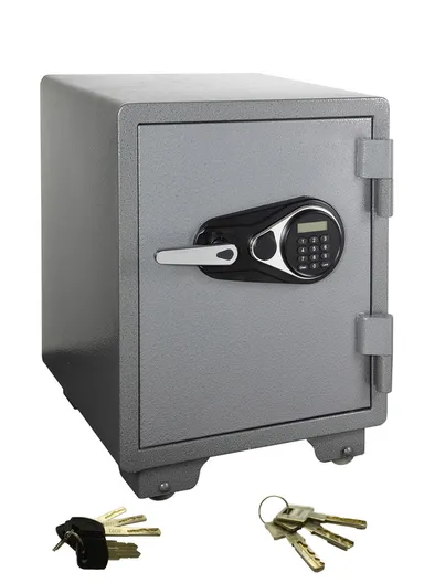 77Kg (H53 x W46 x D47)cm Solid Steel Fireproof Heavy Electronic Safe Box 530ALP