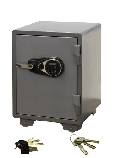 94Kg (H60 x W48 x D47)cm Solid Steel Fireproof Heavy Electronic Safe Box With Drawer 600ALP
