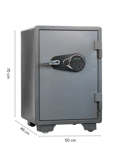 109Kg (H70 x W50 x D49)cm Solid Steel Fireproof Heavy Electronic Safe Box With Drawer 700ALP