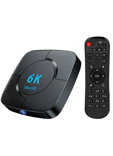 4GB+32GB 6K Ultra HD Video TV Box Set EU Plug Android 10.0 4GB+64GB WiFi 2.4G 5G Video Media Player H616 - Updated