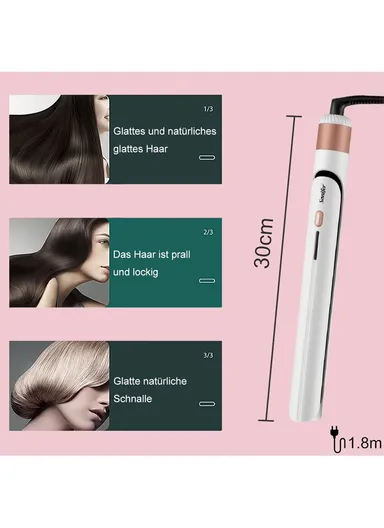 45W Hair Straightener With 230°С Maximum Heating Temperature SF-9577 - White