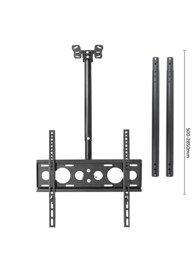2.9m For 32-60 Inch Screens TV Ceiling Mount 360-Degree Rotating Television Wall Holder Bracket DJ02 (W46 x H55)cm