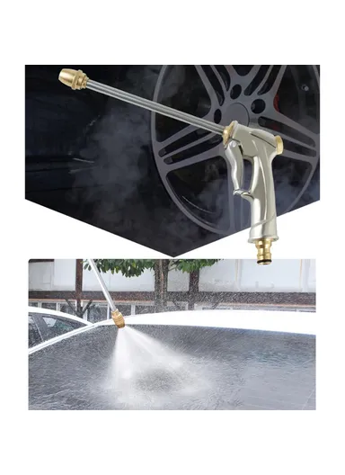 Car Wash Gun High-Pressure Copper Nozzle Garden Hand Sprayer for Car Washing Plants Watering 717