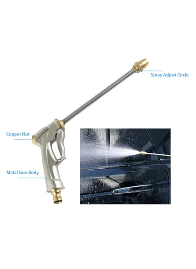 Car Wash Gun High-Pressure Copper Nozzle Garden Hand Sprayer for Car Washing Plants Watering 717
