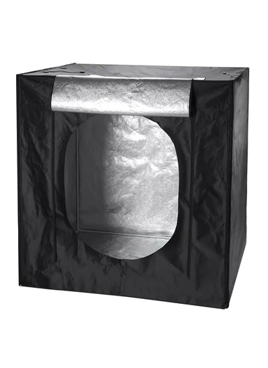 120cm Foldable Photography Photo Box Dimmable with 4Pcs LED Light Panel Lightbox for Camera Phone Photo Shooting (L122 x W100 x H122)cm - EU Plug