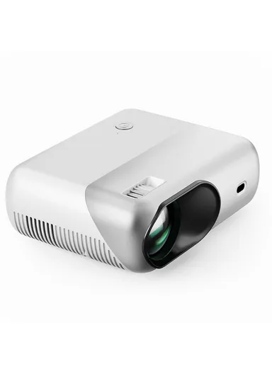 LCD 1080P HD Projector 2.4G / 5G WiFi Bluetooth Portable Movie Projector Home Theater 320ANSI, 2800 Lumens, 4K, Speaker, With Wireless Mirroring Screen D1000 - EU Plug