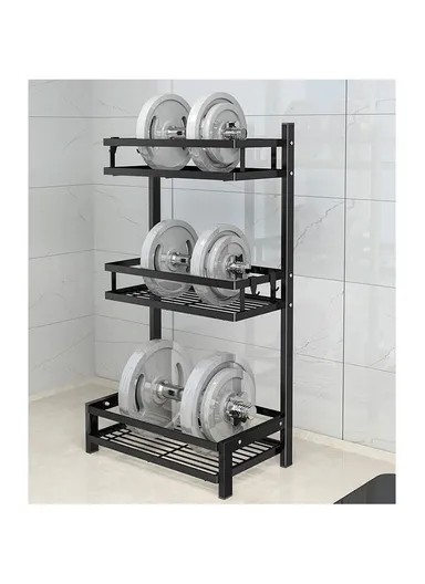 2-Tiers Kitchen Spice Rack Organizer Standing Seasoning Rack Jars Bottles Cans Shelf Knife Holder (L32.5 x W20 x H40)cm