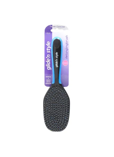 Glide’n Style Argan Oil &amp; Keratin Infused Detangling Brush GS-325