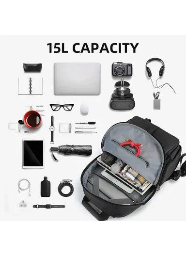 14" Oxford Lightweight Waterproof Laptop Backpack T-B3939 - Blue