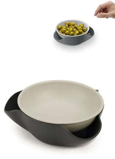 Double Dish-Grey 20156