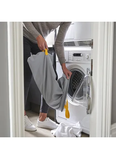 60L Laundry Basket With Two Compartments 50001