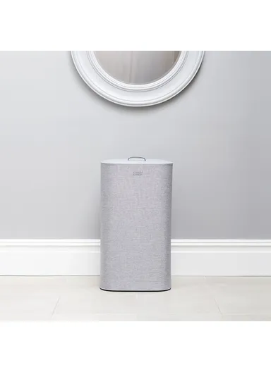 60L Laundry Basket With Two Compartments 50001