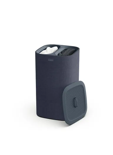 60L Laundry Basket With 2 Compartments 50002