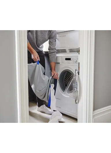 60L Laundry Basket With 2 Compartments 50002