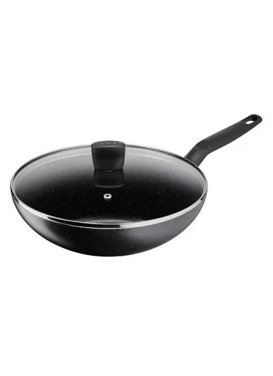 11 Pcs Dark Stone 22/24cm Stewpots, Lids, 18 cm Saucepan, 28 cm Frypan, 28 cm Wokpan, Spoon&amp; Ladle B491SB85