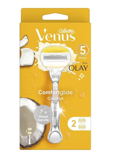 Venus Olay Coconut Handle + 2 blades