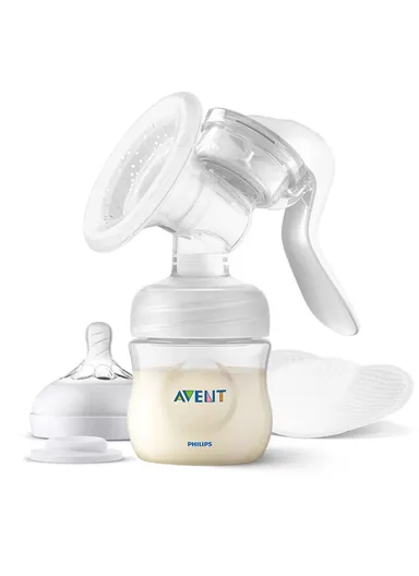 Silicone Manual Breast Pump With Natural Motion Technology SCF430/10
