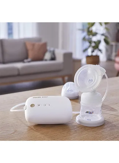 240V Silicone Electric Cordless Breast Pump With Teat Stimulation SCF396/11 (L11 x W28 x H20)cm