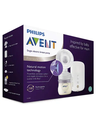240V Silicone Electric Cordless Breast Pump With Teat Stimulation SCF396/11 (L11 x W28 x H20)cm