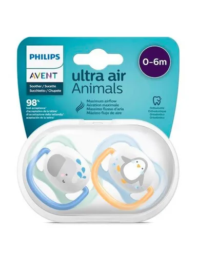 0-6m Silicone Ultra Air Soother SCF080/11