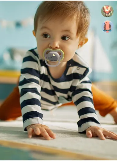 6-18m 2 Silicone Ultra Soft Deco Soothers SCF085/19 - Mix