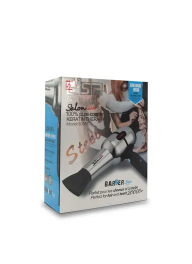 2000W 20000RPM High Power Professional Hair Dryer With Keratin-Infused Grille &amp; Ionic Function 30387 (L23 x W8.5 x H22)cm