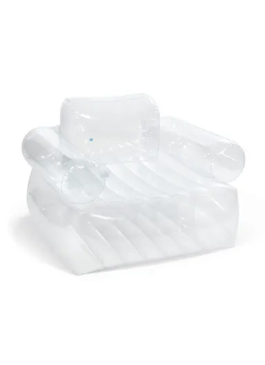 Transparent Soft Inflatable Arm Chair 66502NP (L1.09 x W1.07 x H0.79)m