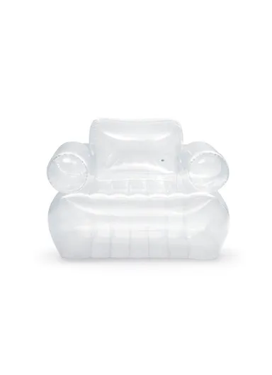 Transparent Soft Inflatable Arm Chair 66502NP (L1.09 x W1.07 x H0.79)m