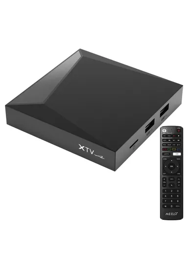 XTV Air HD 4K Android TV Box 2GB+16GB Network Set Top Box with Infrared Remote Controller (L10 x W10 x H1.81)cm