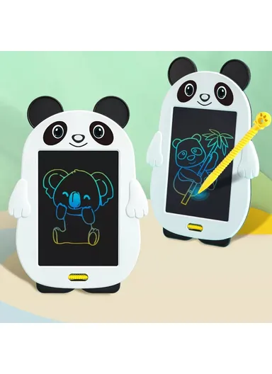 Panda Shaped LCD Writing Tablet with One-key Lock Screen Kids' Doodle Board &amp; Drawing Pad
