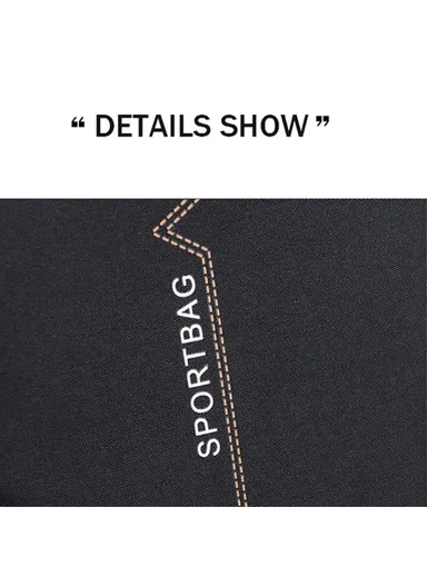 Large Capacity Travel Nylon Backpack Schoolbag Laptop Storage Dual Shoulders Bag (L19 x W32 x H46)cm - Black