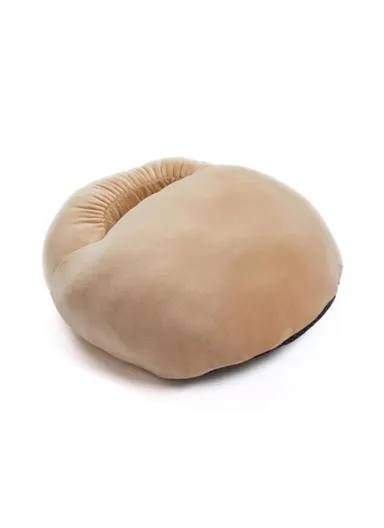 Electric Heated Foot Warmer USB Plush Cushion Foot Heater Heating Pad - Camel