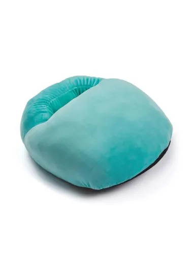 Electric Heated Foot Warmer USB Plush Cushion Foot Heater Heating Pad - Baby Blue