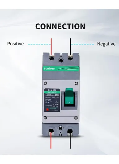 140A 2P DC High-Quality Circuit Breaker SM8-250HPV/2 (L9 x W8.6 x H20)cm