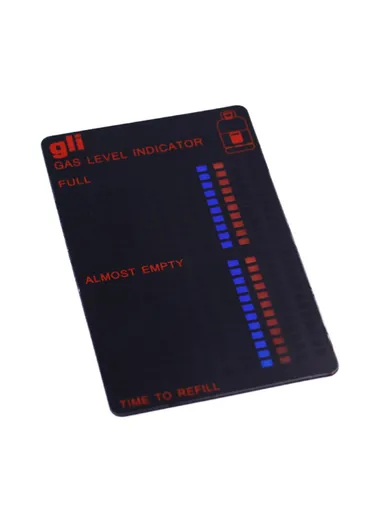 Fuel Gas Tank Level Indicator Magnetic Gauge Caravan Bottle Temperature Measuring Stick (L6.3 x W10)cm