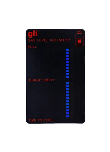 Fuel Gas Tank Level Indicator Magnetic Gauge Caravan Bottle Temperature Measuring Stick (L6.3 x W10)cm