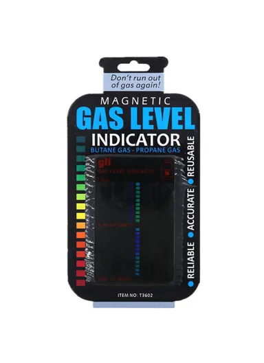 Fuel Gas Tank Level Indicator Magnetic Gauge Caravan Bottle Temperature Measuring Stick (L6.3 x W10)cm