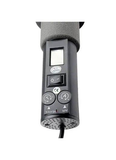 220V 450W Adjustable Electronic Hot Air Gun LCD With Recast 9 Nozzle