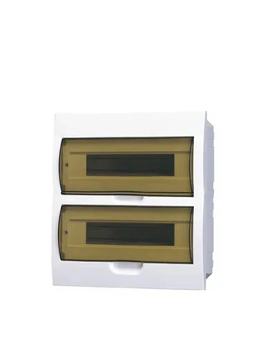 TSM 24 Ways Flush Mounted Plastic Electrical MCB Distribution Box