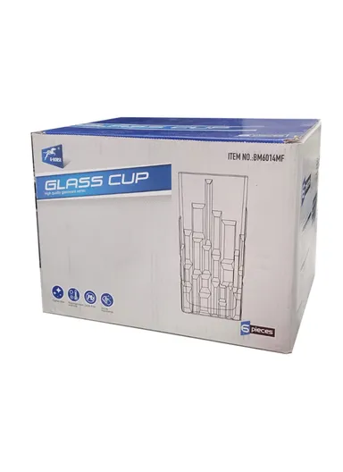 360ml 6 Pcs High-Quality Drink Glass Set BM6014MF