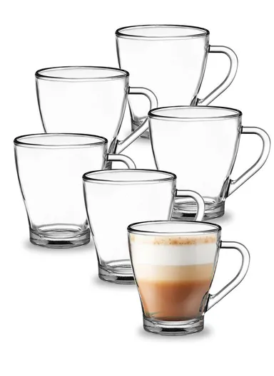 230ml 6-Pcs Multi-Use Drinking Glass Mug Set BM21308A 