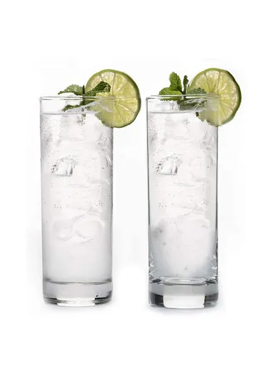 315ml 6 Pcs Glass Cup Suitable For Drinking Water &amp; Juice 65153 (D6.5 x H15.3)cm