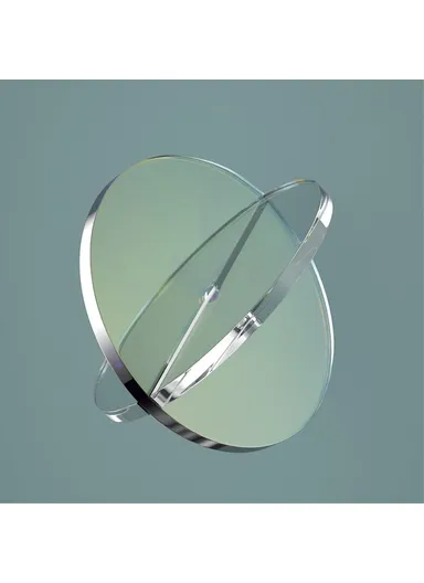 Acrylic Coaster Pad Kitchen Dining Table Anti-scalding Water Tea Coffee Cup Mat (D10 x H5)cm - Blue