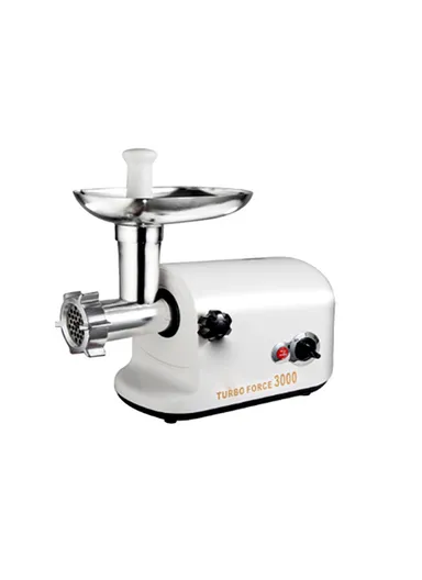 1600W Meat Grinder With 2 Speed Functions, 3 Lifetime Cutting Plates &amp; Large Capacity Metal Chopper QCMG-3000
